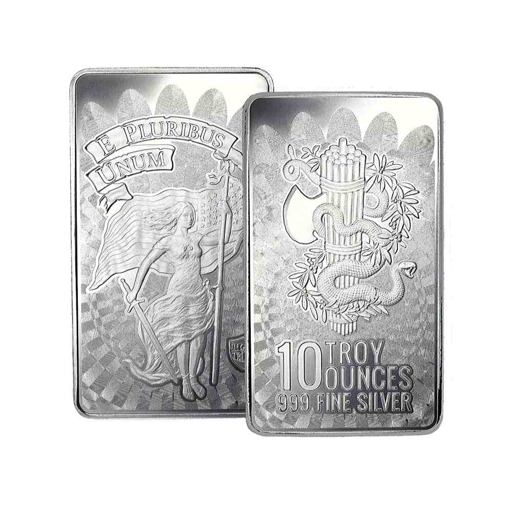 10 oz Unity Silver Bar .999 Fine thumbnail 3