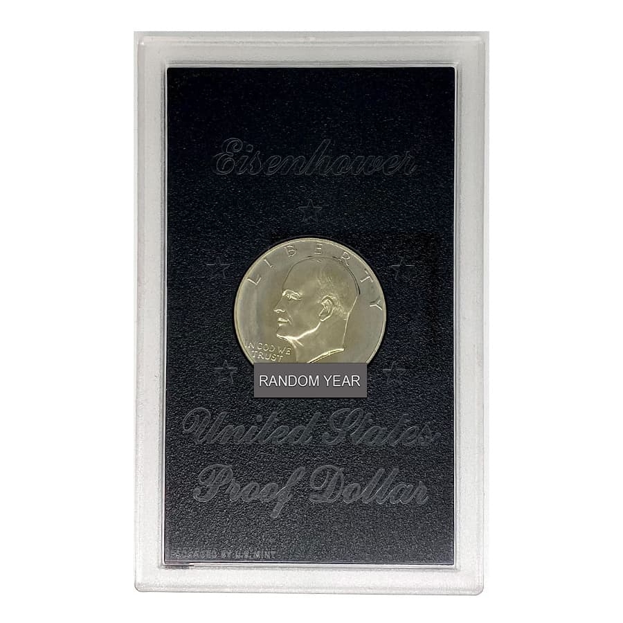 1971-1974 S Proof Eisenhower Dollar 40% Silver (Mint Sealed) thumbnail 3