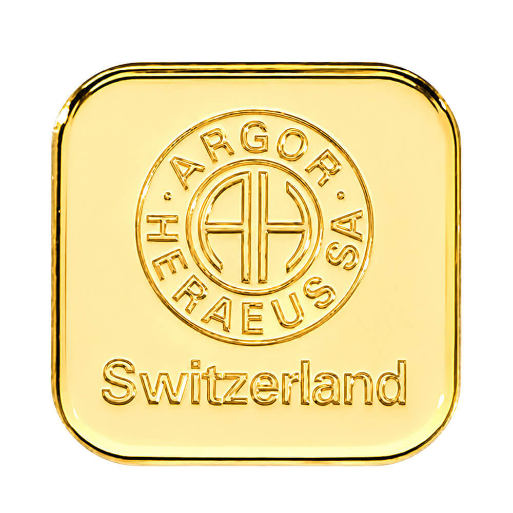 10 x 1 Gram Goldseed Argor Heraeus Gold Bar .9999 Fine (in Assay) thumbnail 3