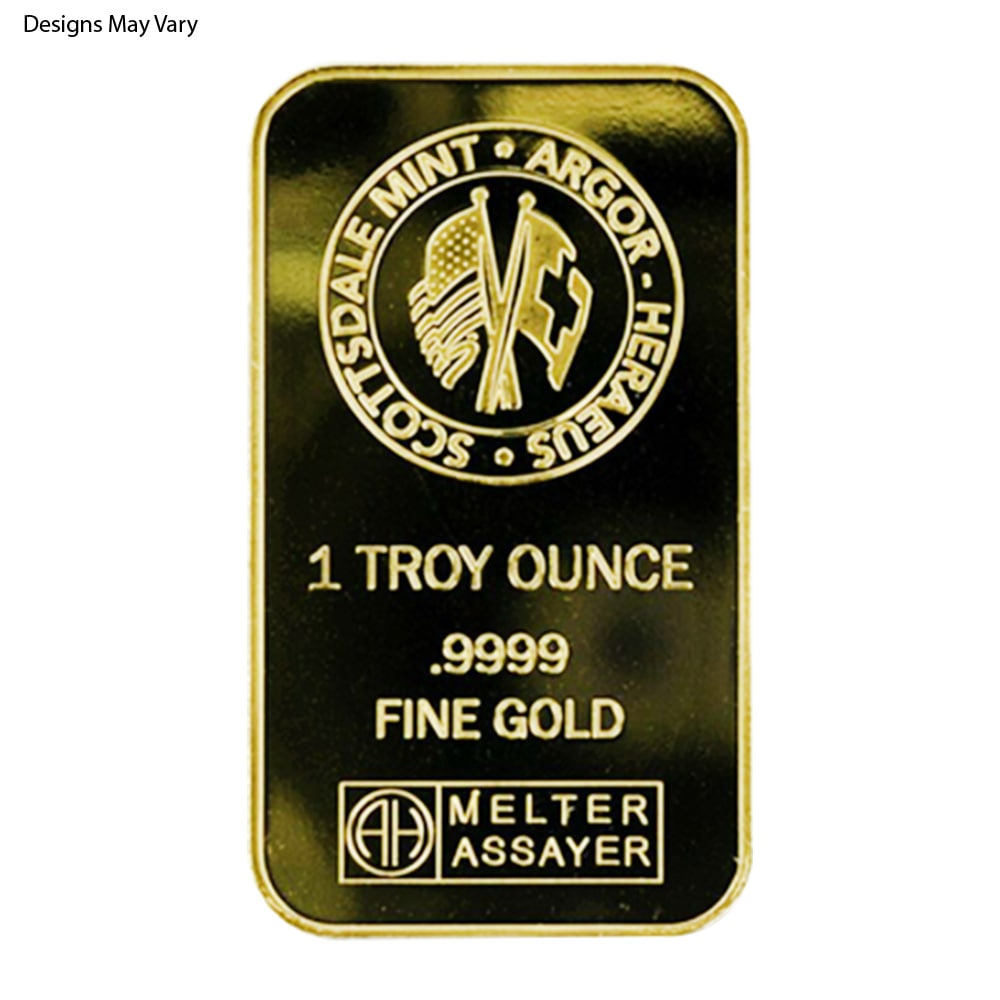 1 oz Generic Gold Bar .999+ Fine (Secondary Market) thumbnail 3