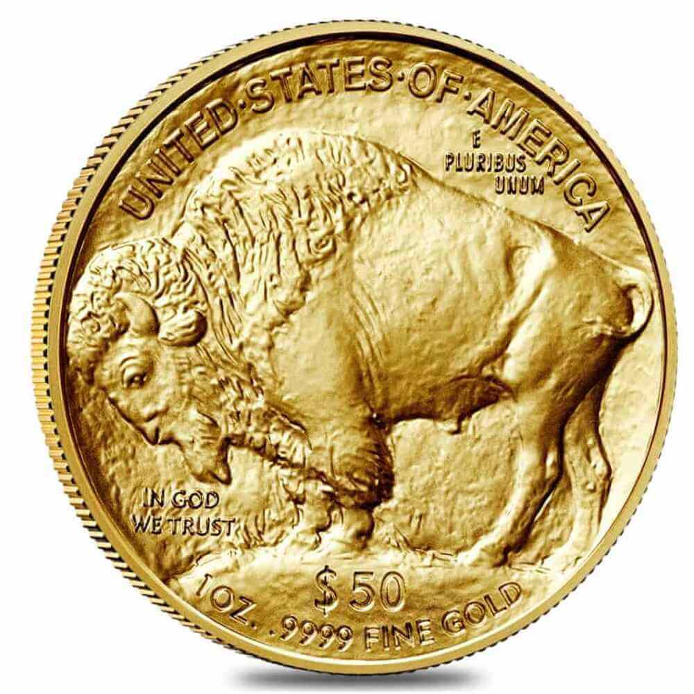1 oz Gold American Buffalo $50 Coin BU (Random Year) thumbnail 3