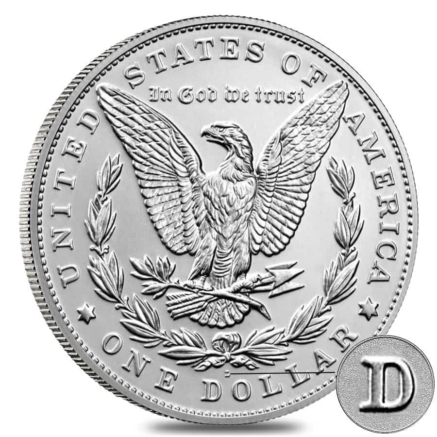 2021-D Morgan Silver Dollar Centennial PCGS MS 69 thumbnail 3