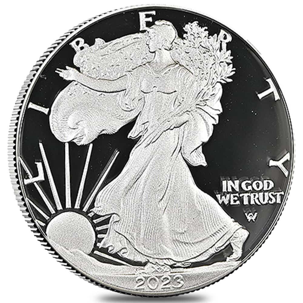2023-W 1 oz Proof Silver American Eagle Congratulations Set NGC PF 70 FD (Castle) thumbnail 3
