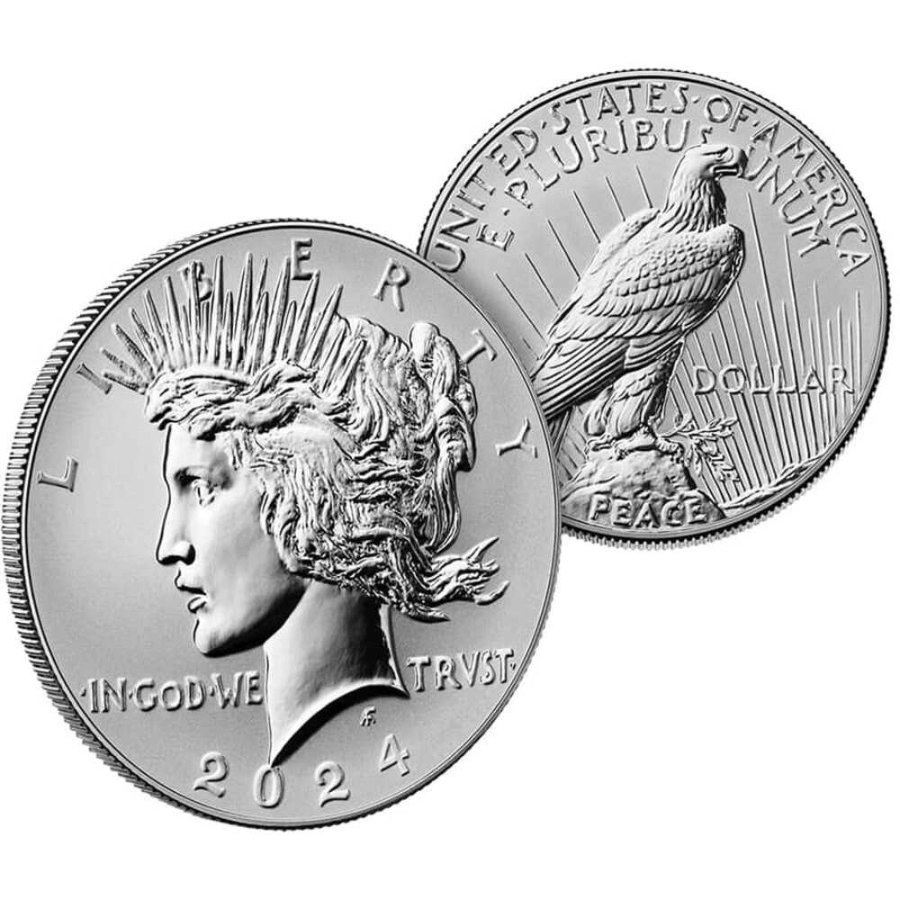 2024-S Peace Silver Dollar Reverse Proof PCGS PF 70 FS (Peace Label) thumbnail 3