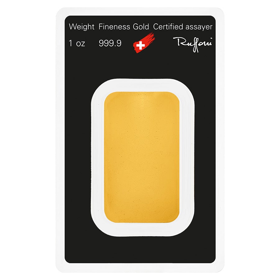 1 oz Gold Bar - Argor-Heraeus .9999 Fine (in Assay) thumbnail 3