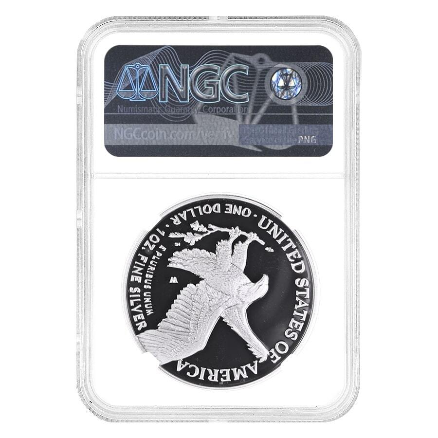 2022-W 1 oz Proof Silver American Eagle Congratulations Set NGC PF 70 ER (Gaudioso) thumbnail 3
