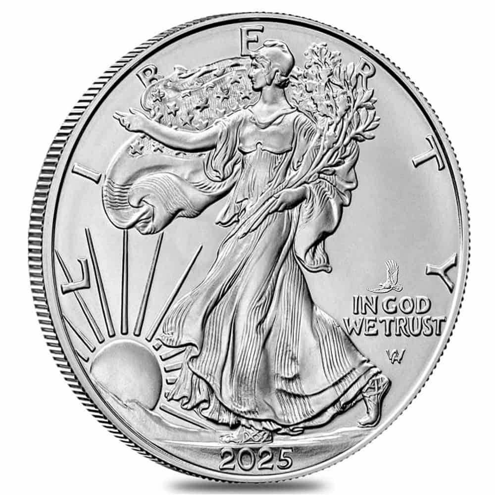 2025 Eagle Privy 1 oz Silver American Eagle PCGS MS 70 FS (Flag) thumbnail 3