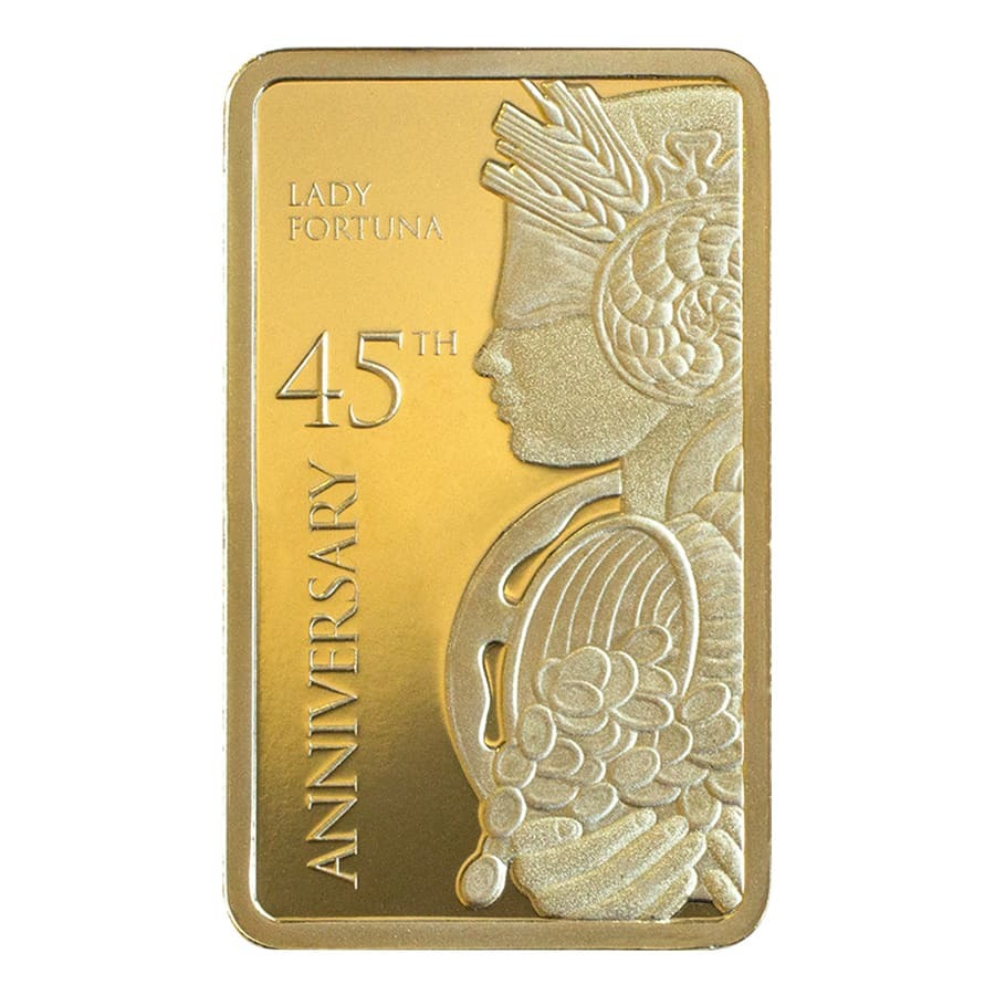5 Gram Gold Bar PAMP Suisse Lady Fortuna 45th Ann (in Assay) thumbnail 4