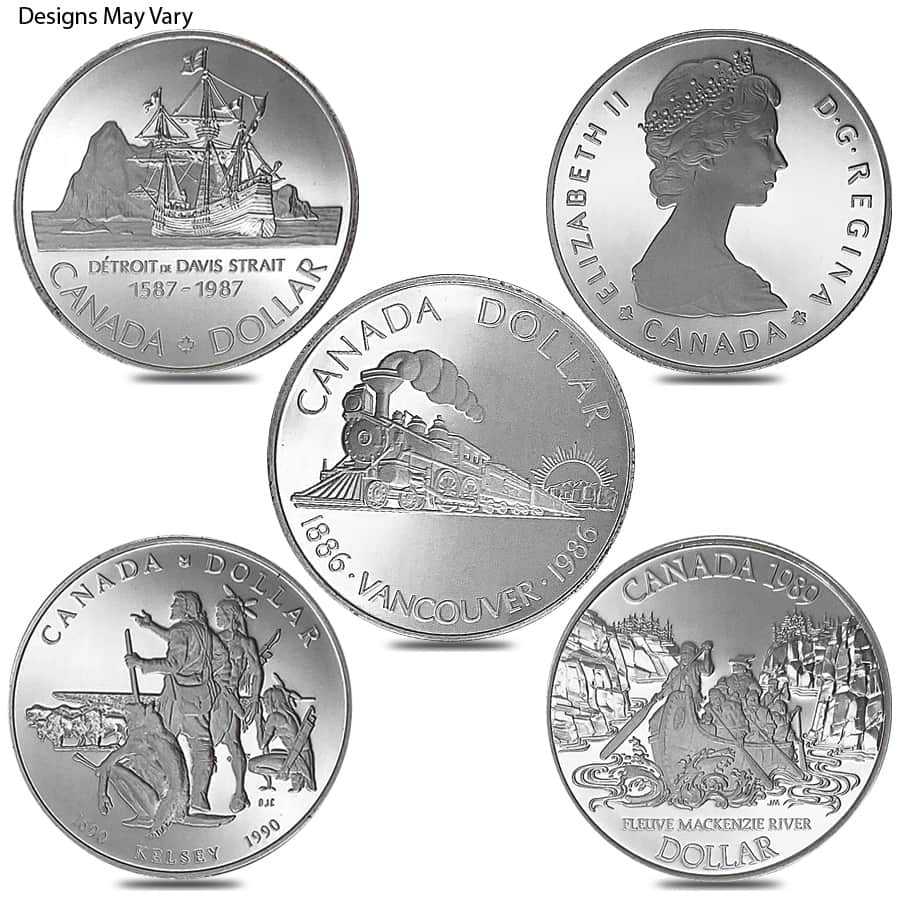 Canada 0.375 oz Proof Silver Dollar Coin .500 Fine (Random Year / Design)