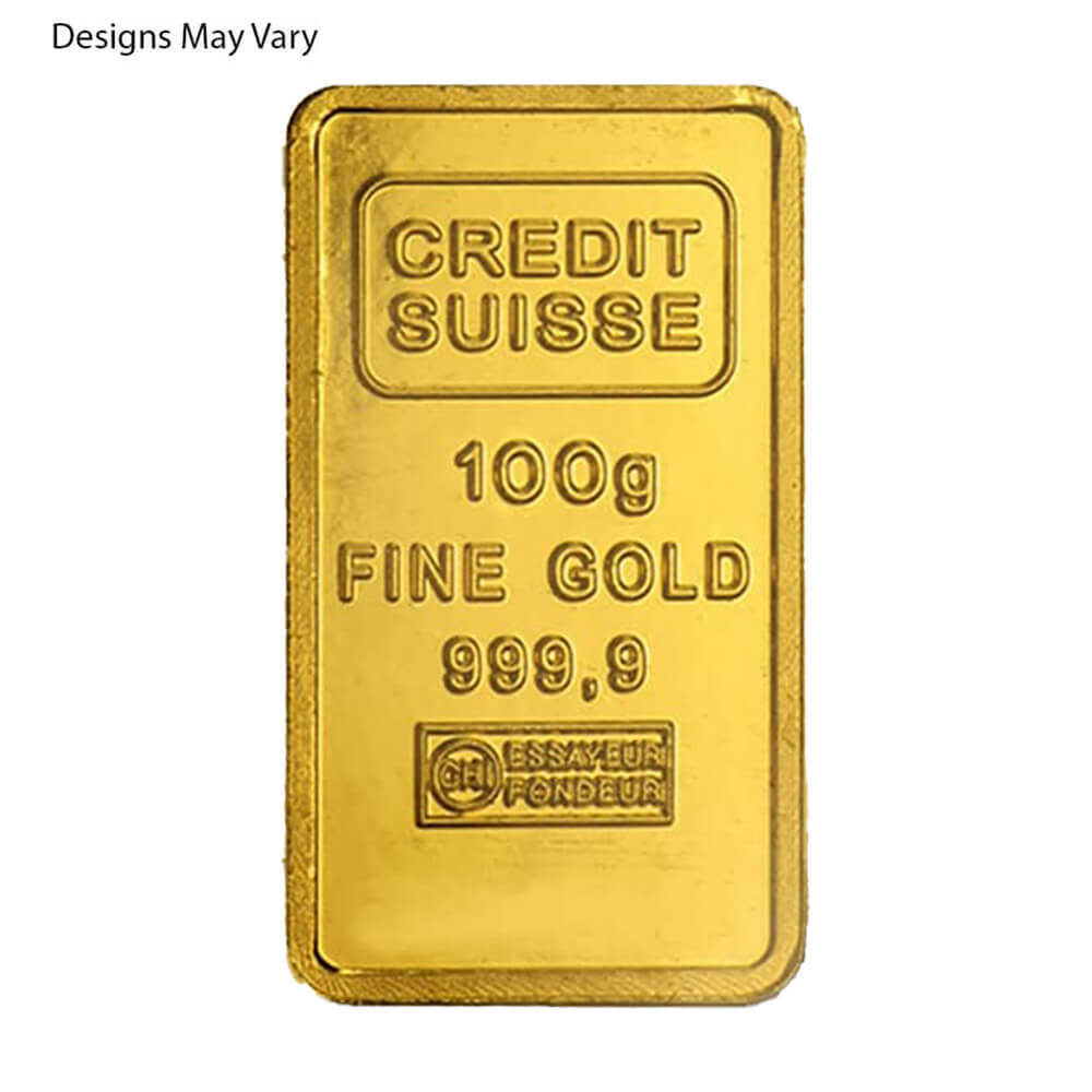 100 Gram Generic Gold Bar .999+ Fine (Secondary Market) thumbnail 2