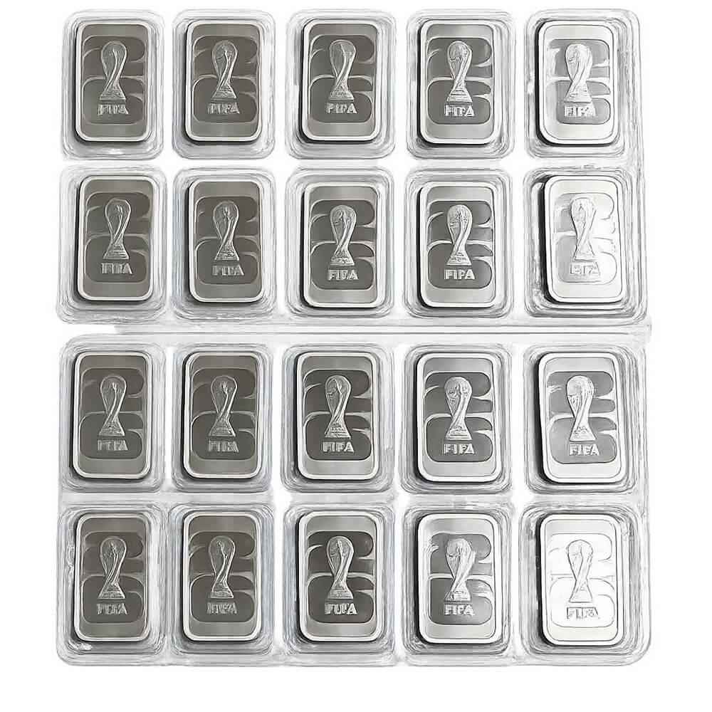 2026 1 oz FIFA World Cup Silver Bar .999 Fine thumbnail 4