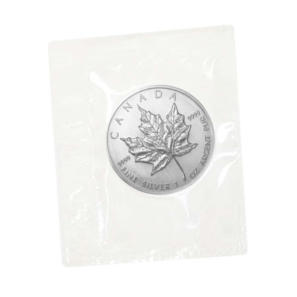 1989 1 oz Silver Canadian Maple Leaf .9999 Fine $5 Coin BU (Sealed) thumbnail 3