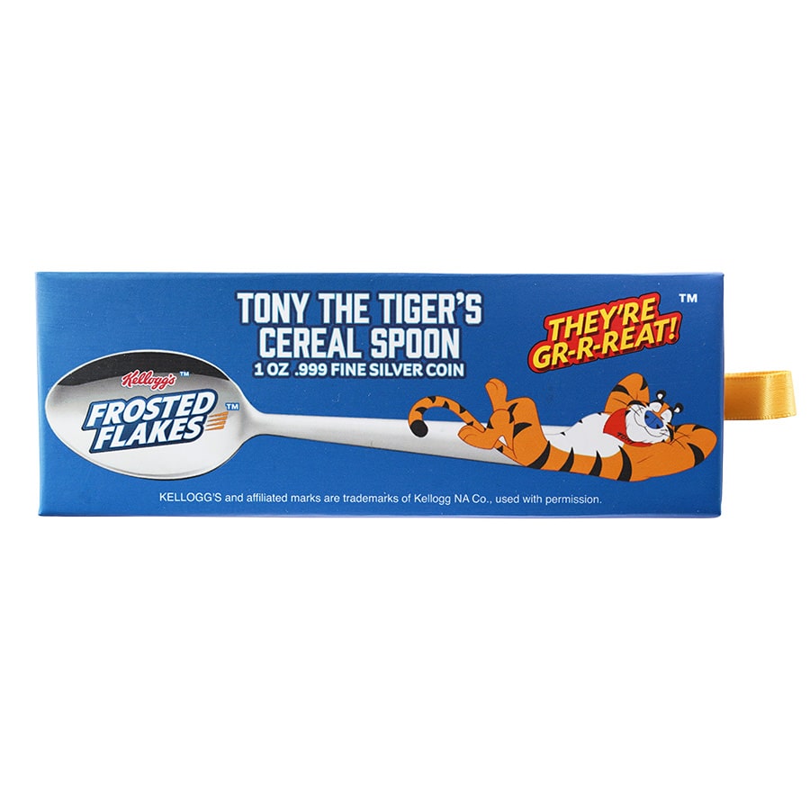 2024 Chad 1 oz Kellogg's Tony The Tiger™ Spoon Silver Coin thumbnail 4