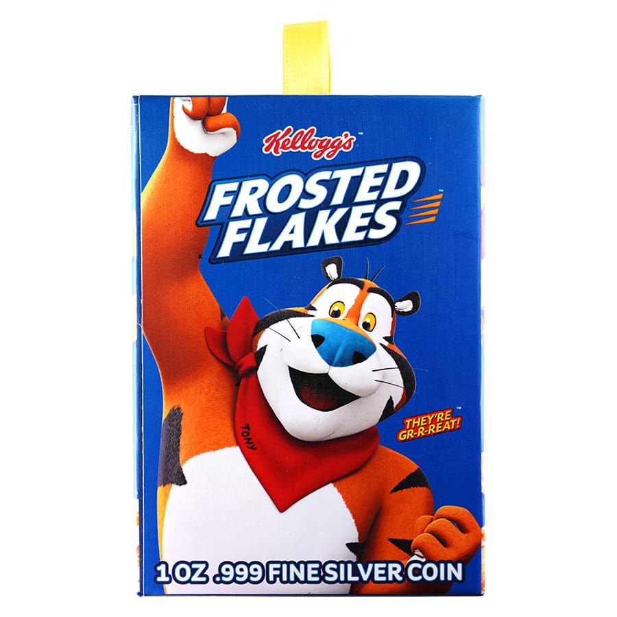 2024 Chad 1 oz Kellogg's Frosted Flakes™ Silver Coin thumbnail 4