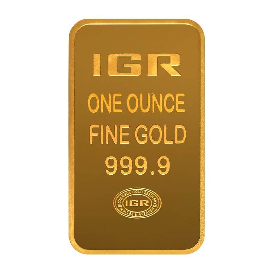 1 oz Istanbul Gold Refinery (IGR) Bar .9999 Fine (in Assay) thumbnail 3