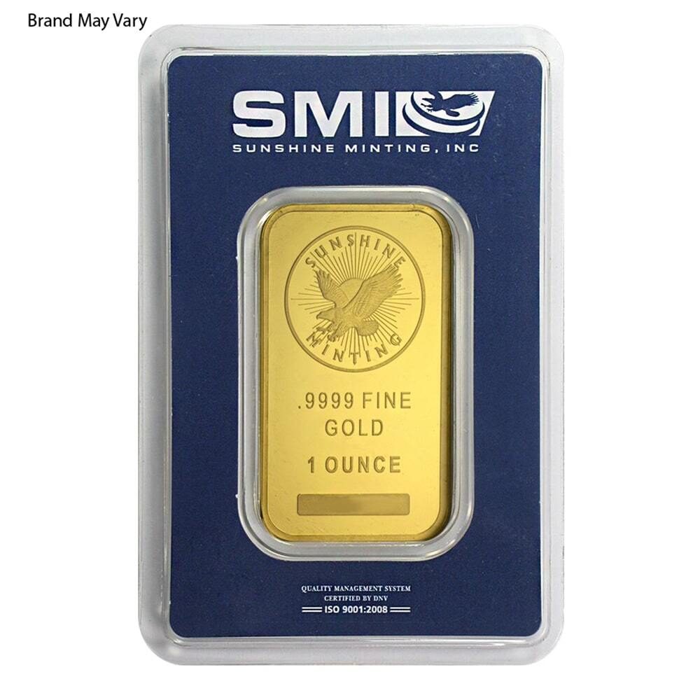 1 oz Random Brand Gold Bar .999+ Fine (in Assay) thumbnail 4