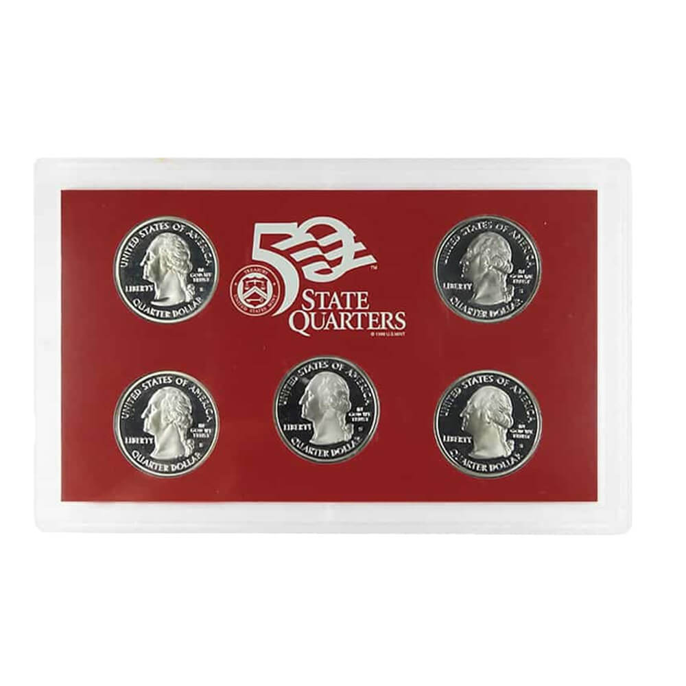 2000-S US Mint Proof Silver Set (w/Box & COA) thumbnail 4