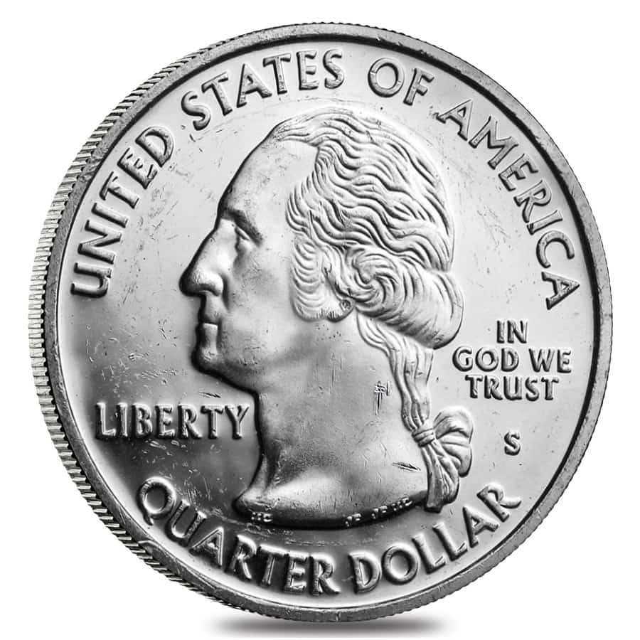 $10 Face Value Washington Quarters 90% Silver 40-Coin Roll (Impaired Proof) thumbnail 2