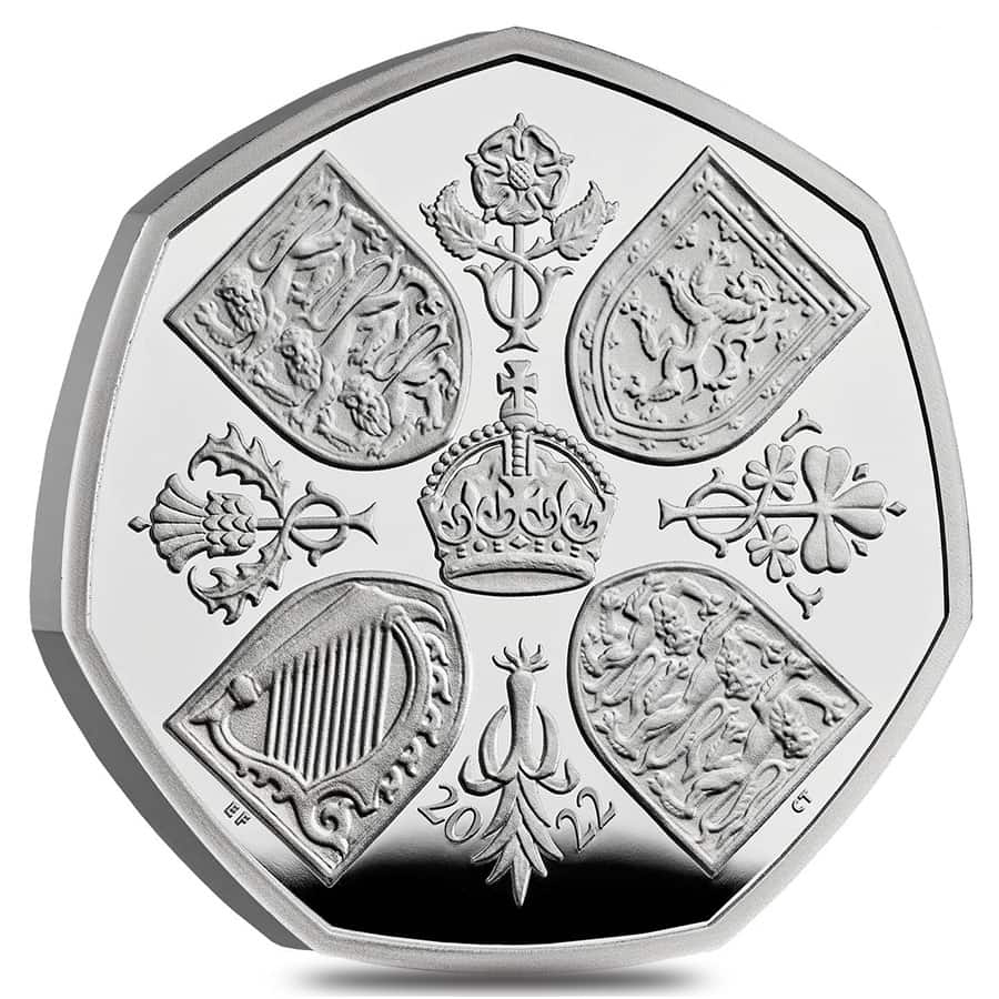 2022 Great Britain 16 gram Queen Elizabeth II Piedfort Proof Silver Coin .925 Fine (w/Box & COA) thumbnail 2