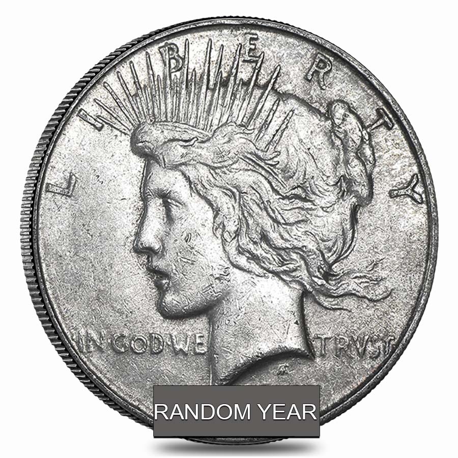 1922-1935 Peace Silver Dollar VG-XF (Random Year)