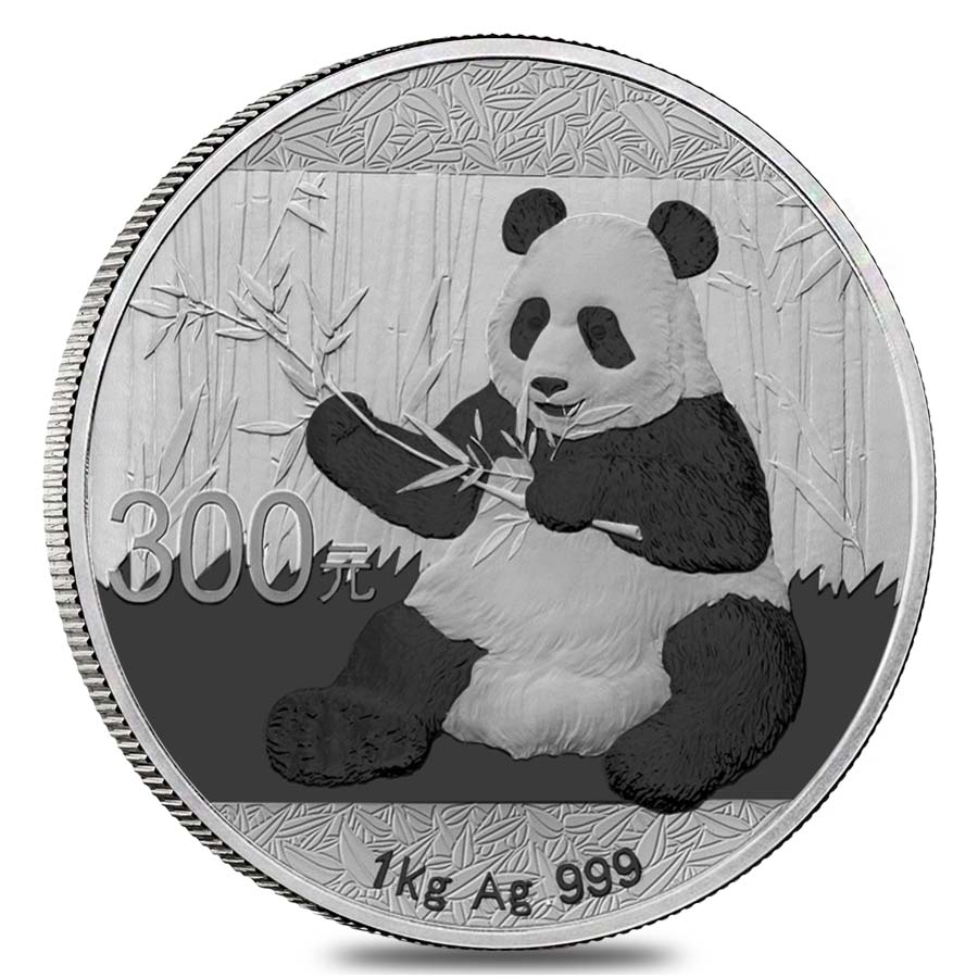2017 1 kilo Chinese Silver Panda 300 Yuan .999 Fine Proof (w/Box & COA) thumbnail 2