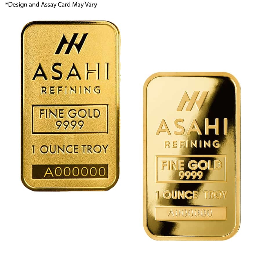 1 oz Asahi Gold Bar .9999 Fine (in Assay) thumbnail 3