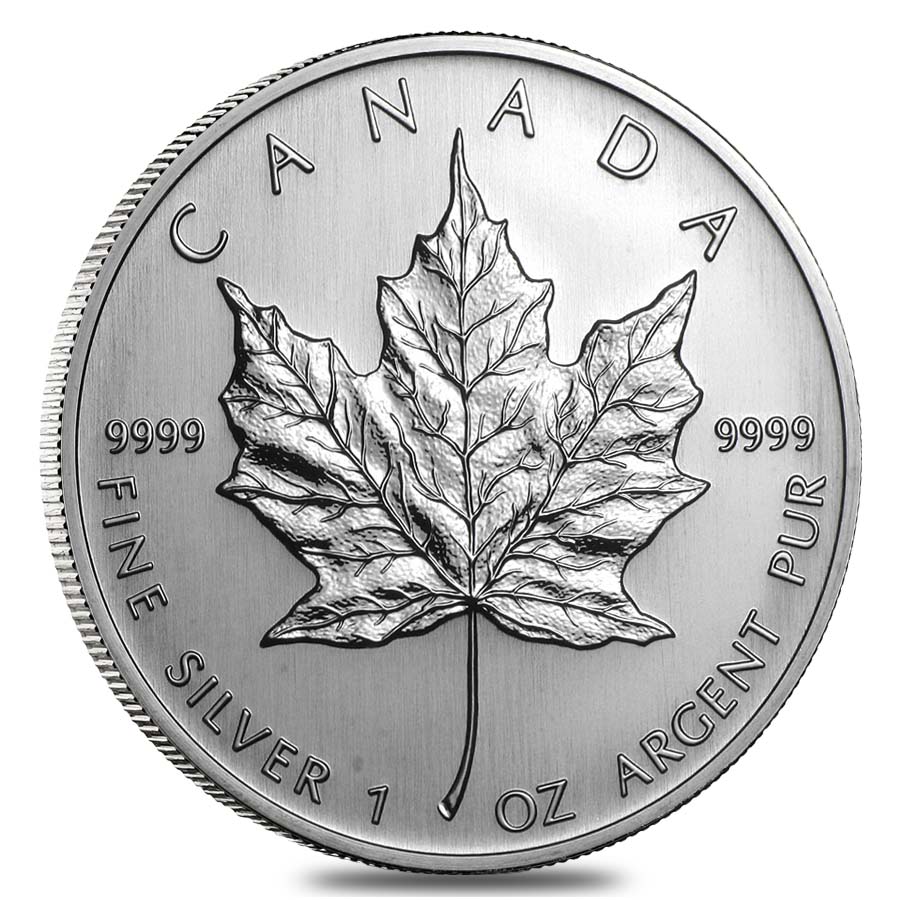2004 $5 Canadian 1 oz Silver Maple Leaf BU (Sealed)