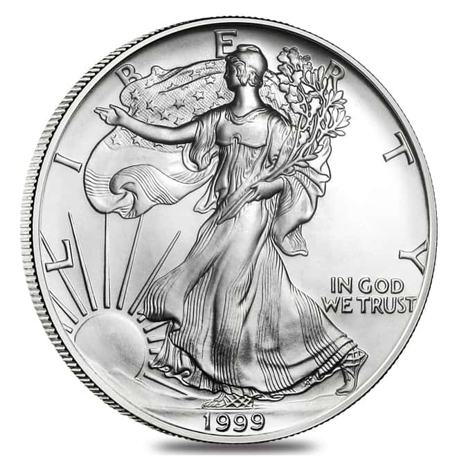 1999 1 oz Silver American Eagle $1 Coin NGC MS 69 thumbnail 3