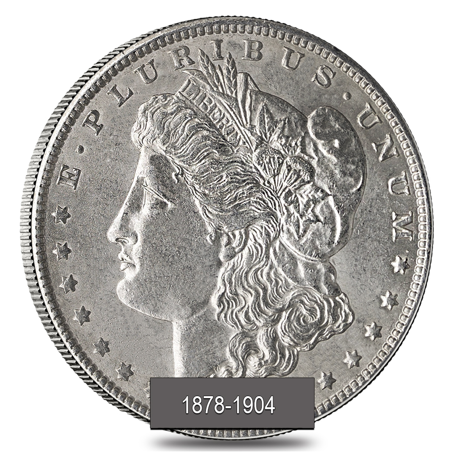Roll of 20 - 1878-1904 Morgan Silver Dollar AU (Random Year) thumbnail 2