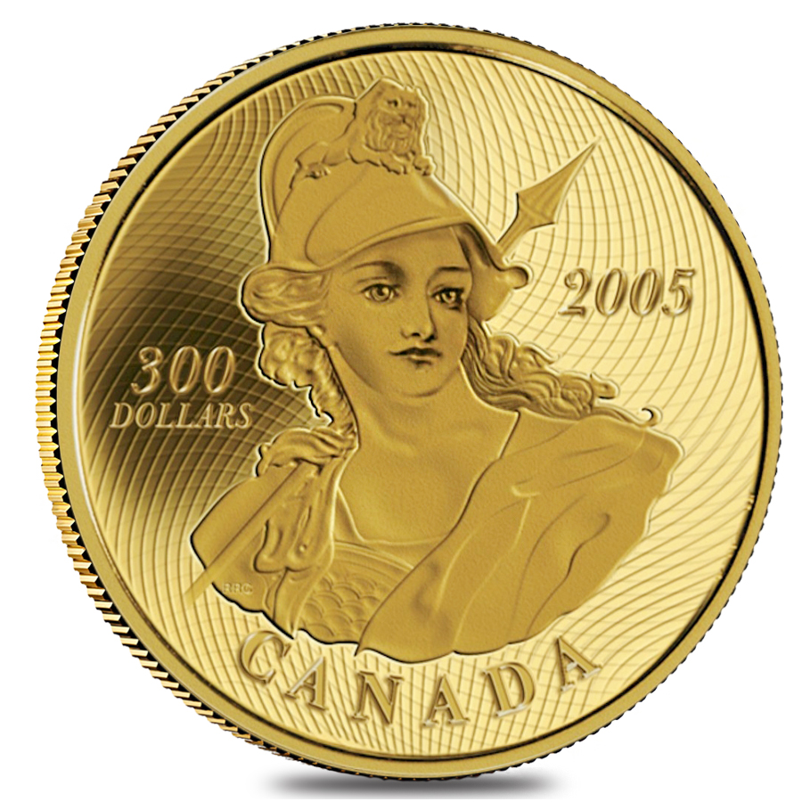 2005 Canada $300 Shinplaster 60 gram 14 Karat Proof Gold Coin (w/Box & COA) thumbnail 2