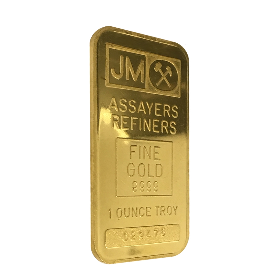 1 oz Johnson Matthey Gold Bar .9999 Fine (Secondary Market) thumbnail 3