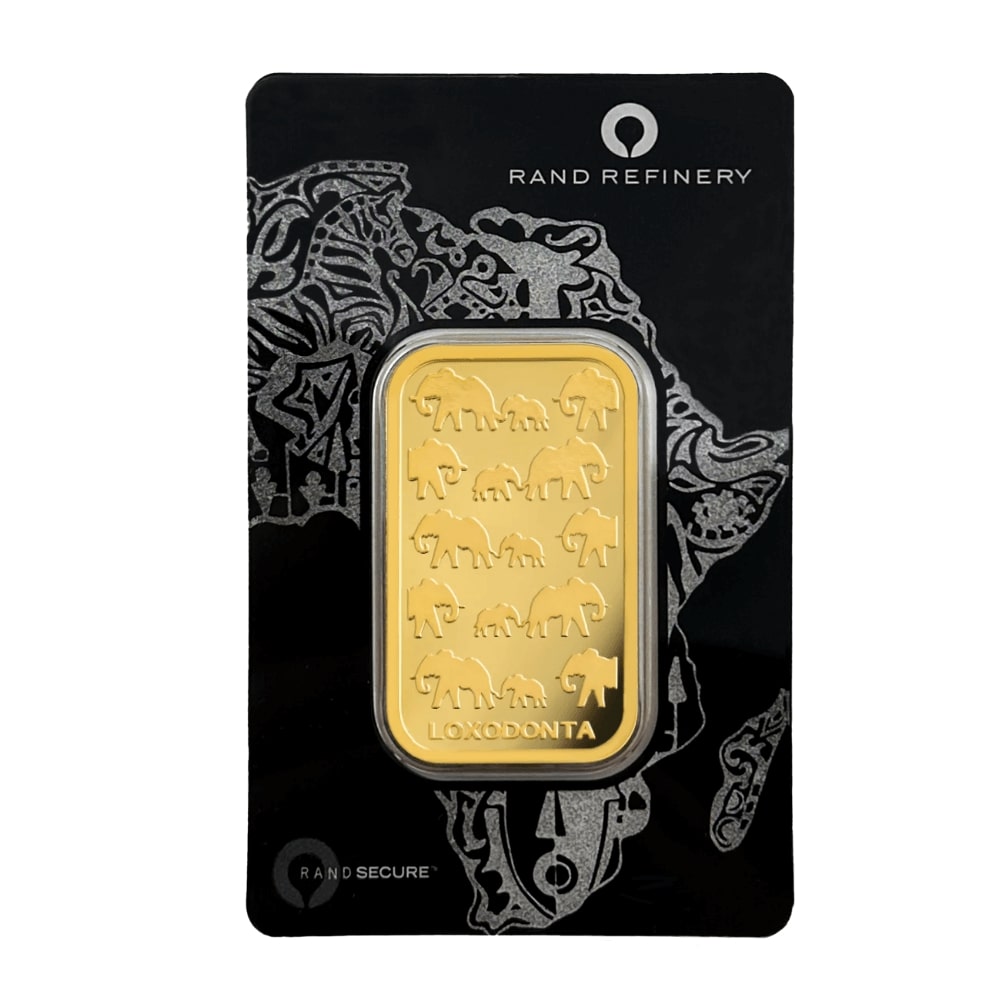 1 oz Rand Refinery Gold Bar .9999 Fine (Africa Assay) thumbnail 3