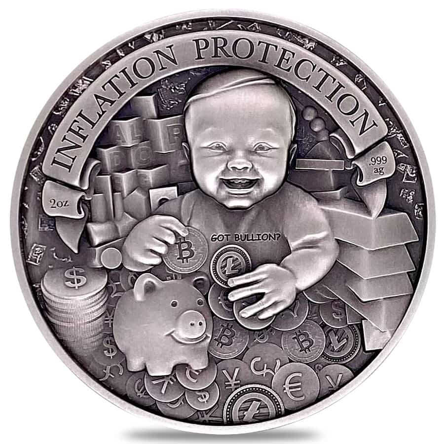 2022 Chad 2 oz Silver Inflation Protection High Relief Coin NGC MS 70 ER One of First 100 thumbnail 4