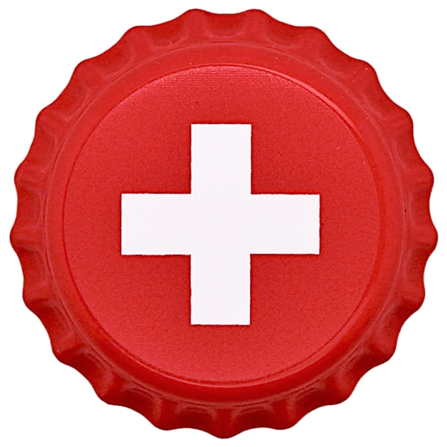 2022 Chad 6 gram World Landmarks - Switzerland Bottle Cap Proof Silver Coin .999 Fine (In Cap) thumbnail 4