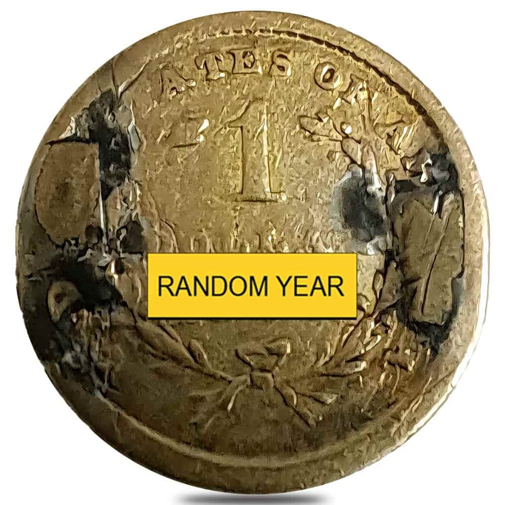 $1 Gold Liberty Head Type 1 - Ex Jewelry (Random Year) thumbnail 4