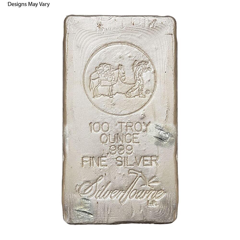 100 oz Generic Silver Bar .999 Fine thumbnail 3