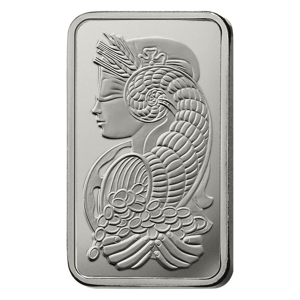 5 Gram PAMP Suisse Lady Fortuna Platinum Bar .9995 Fine (in Assay) thumbnail 4