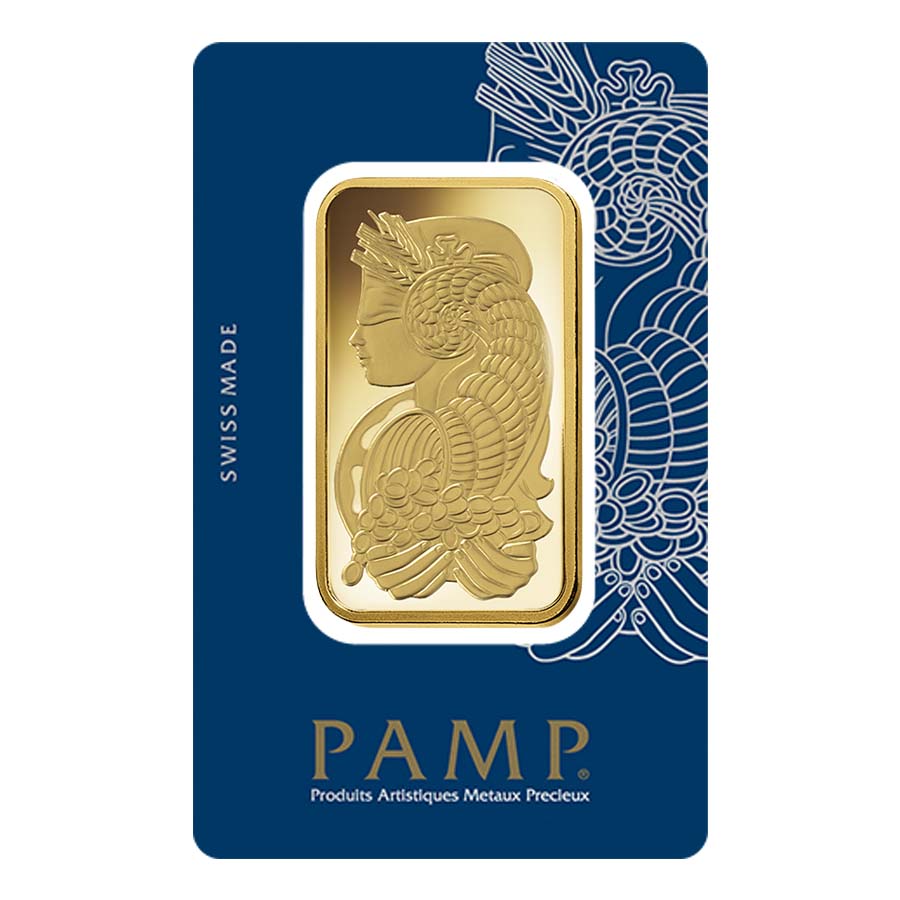 100 Gram Gold Bar PAMP Suisse Lady Fortuna Veriscan .9999 Fine (in Assay) thumbnail 2