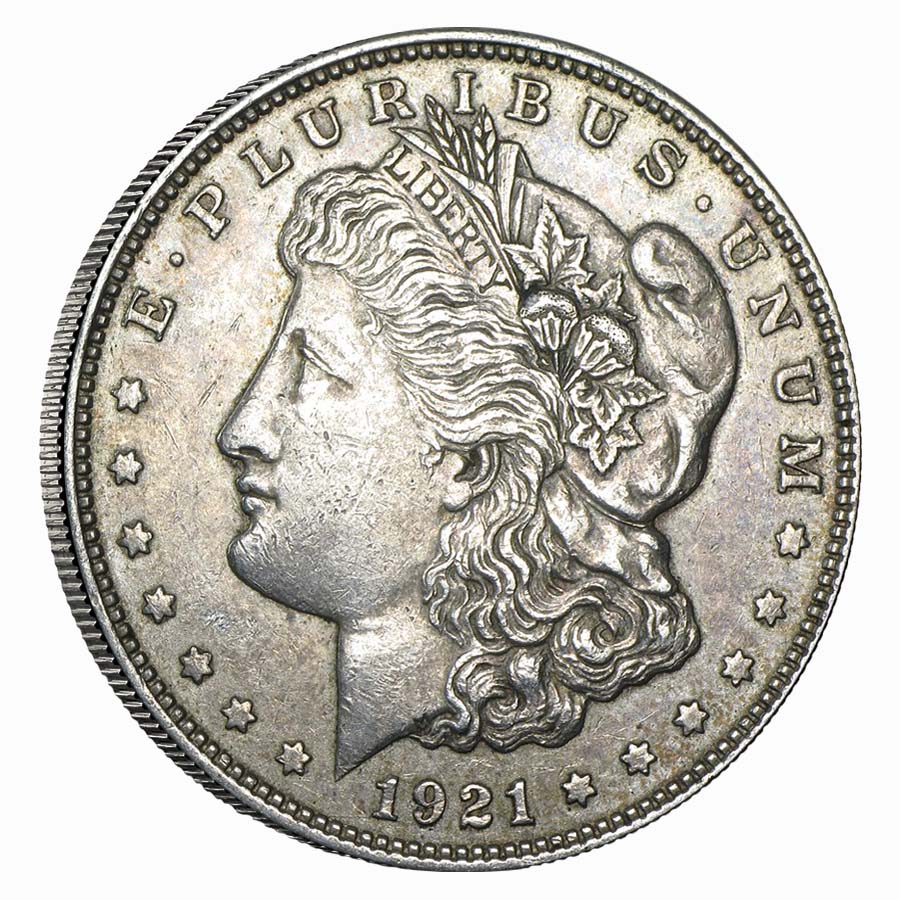 1921 Morgan Silver Dollar VG-XF