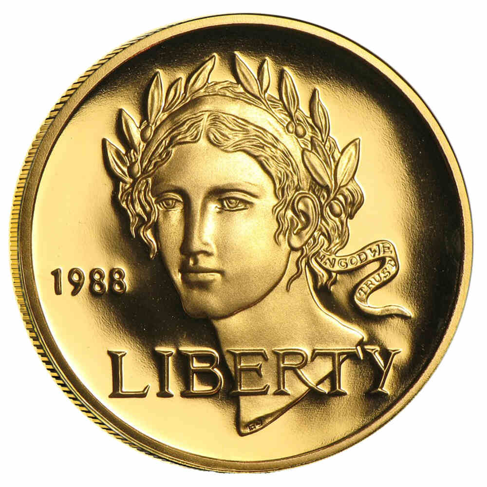 US Mint Gold $5 Commemorative Coins BU/Proof (Random Year) thumbnail 2