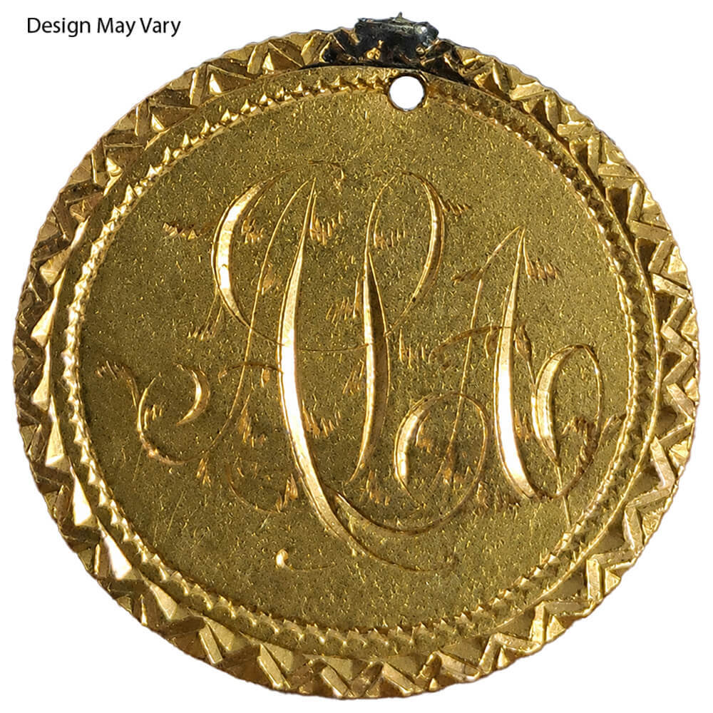 Gold Love Token $1 Liberty Head Type 3 Ex-Jewelry (Random Design) thumbnail 3