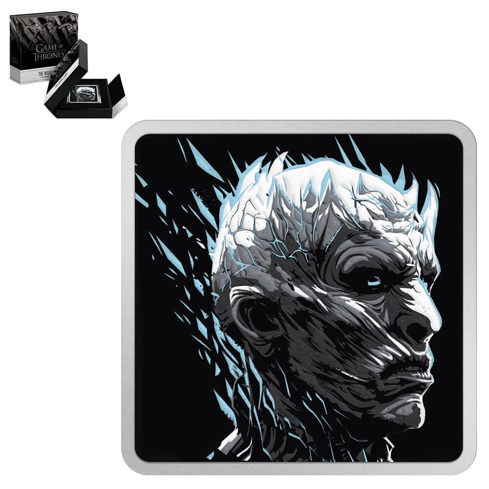 2022 1 oz Game of Thrones Night King Proof Silver Medallion