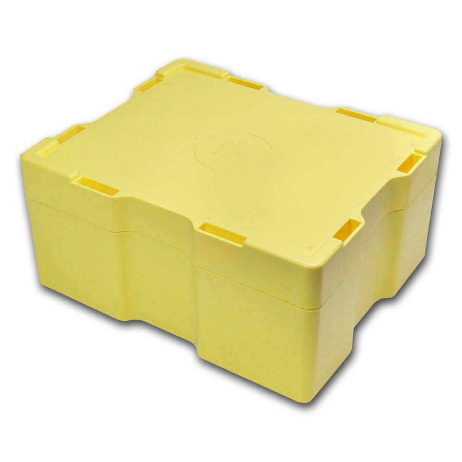 Empty Yellow Monster Box For Silver Maple Leaf Coins with 20 Tubes thumbnail 2