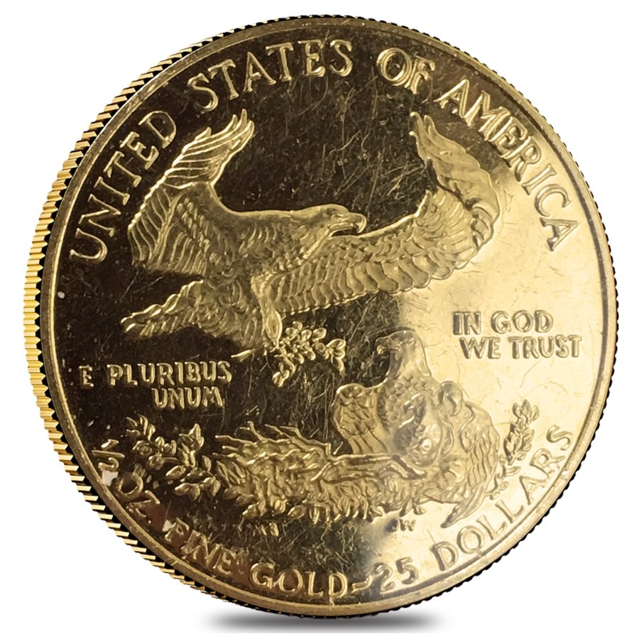 1/2 oz Proof Gold American Eagle Scruffy (Random Year) thumbnail 2