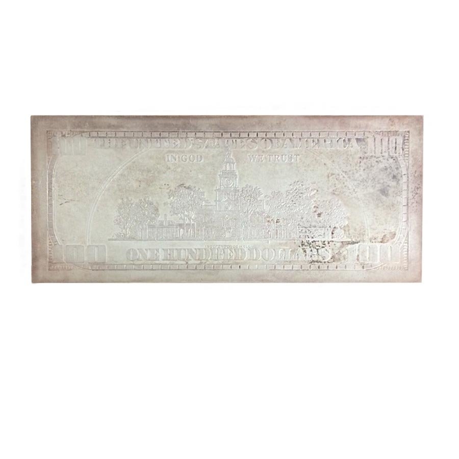 4 oz Silver Bar Random Year Bill (Scruffy) thumbnail 2