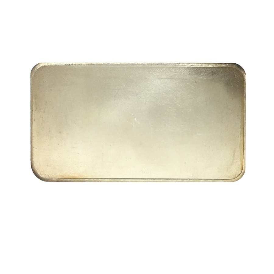 10 oz Engelhard Silver Vintage Bar .999+ Fine (Bull Logo, Smooth Machined Finish) thumbnail 2