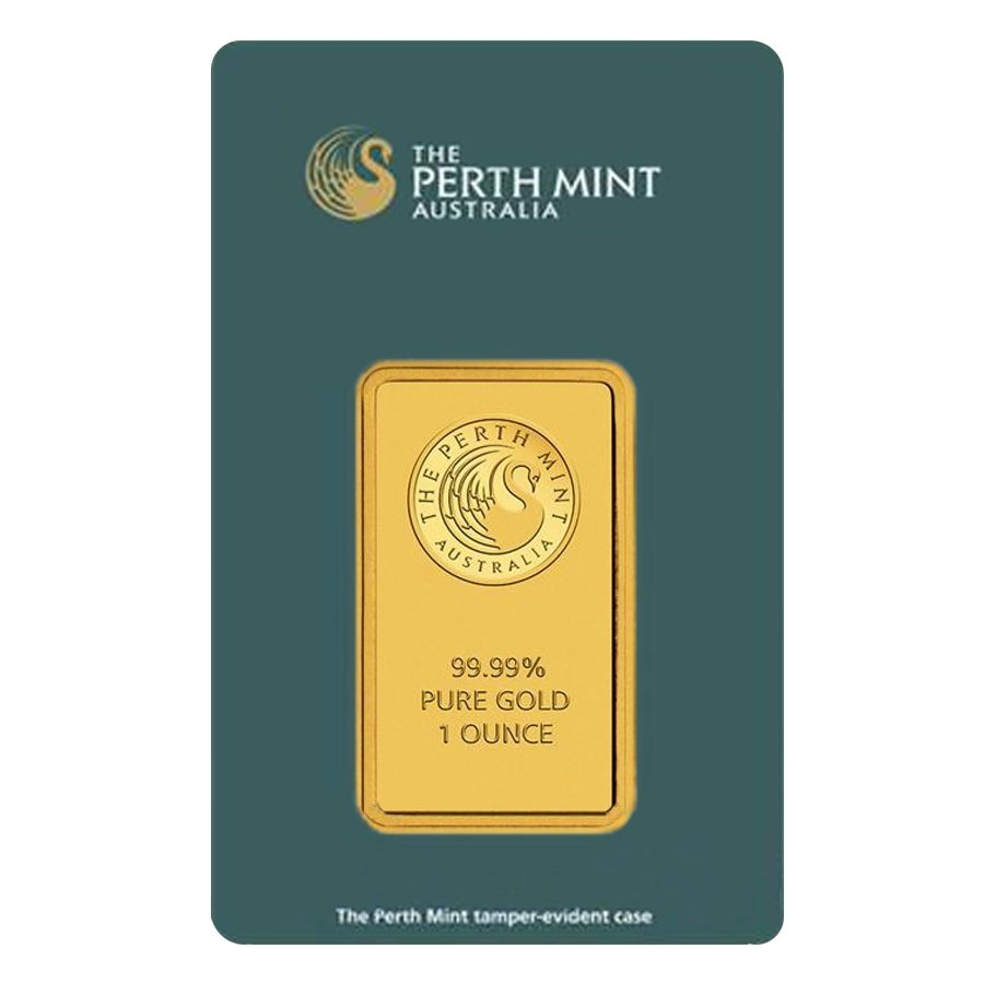 1 oz Perth Mint Gold Bar .9999 Fine (in Assay) thumbnail 4