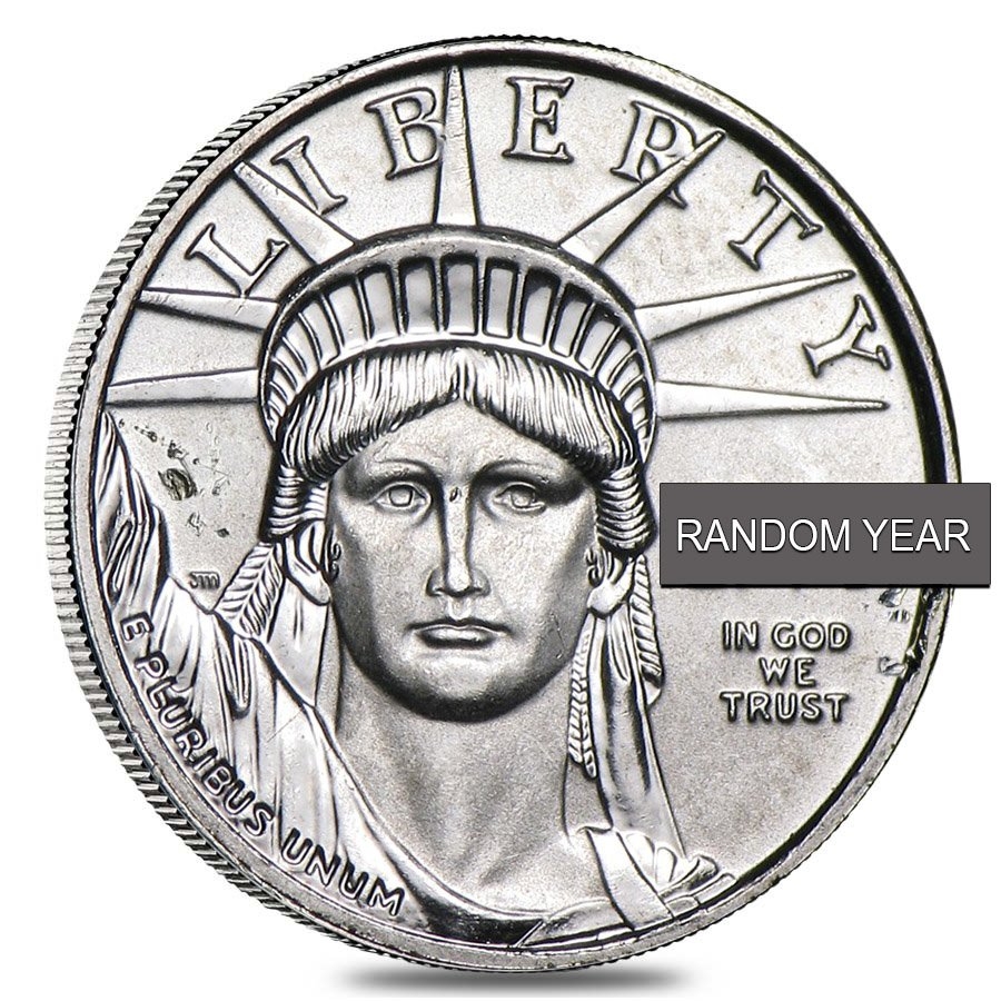 1 oz Platinum American Eagle (Abrasions, Random Year)