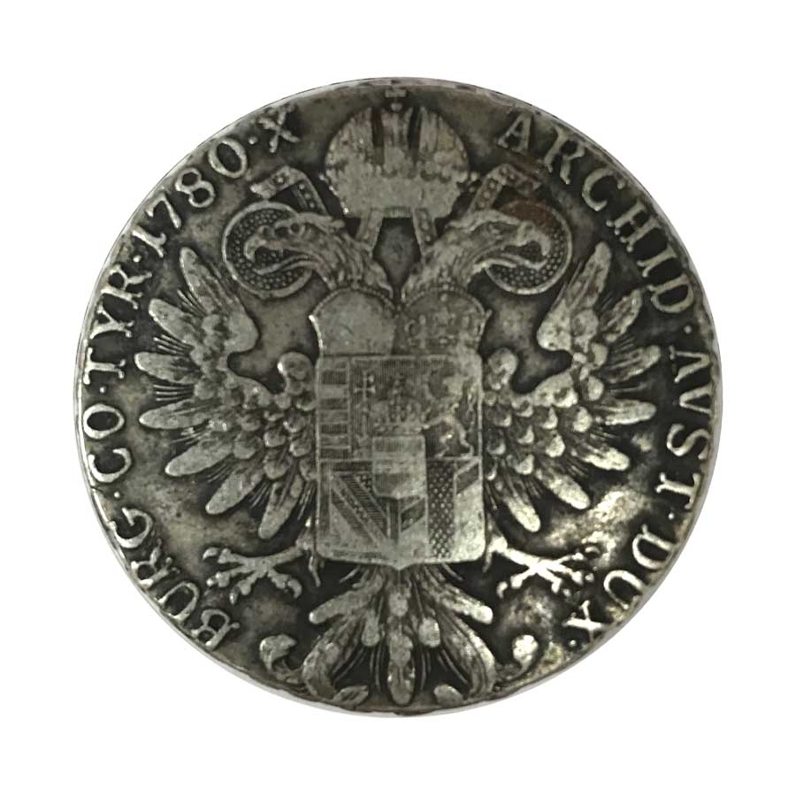 1780 Austria Maria Theresa 28 gram Silver 1 Thaler Coin (Restrike) thumbnail 2