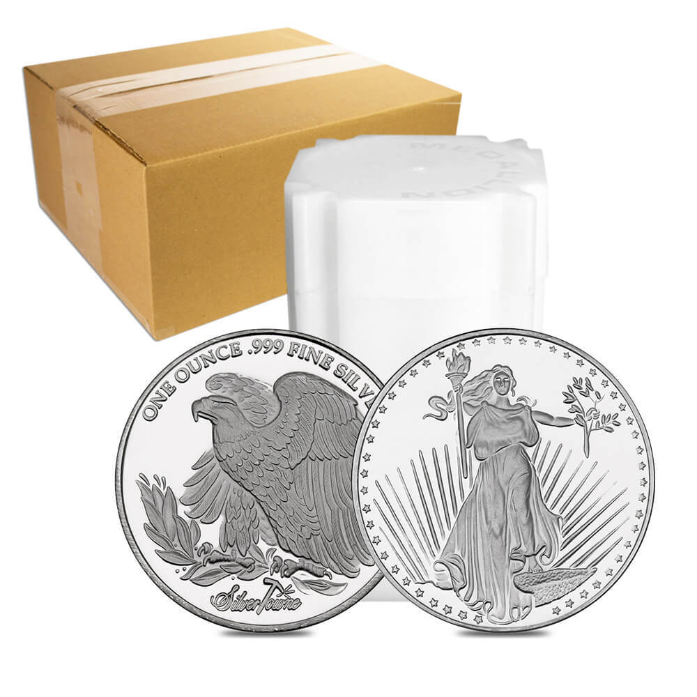 1 oz SilverTowne Saint-Gaudens Silver Round .999 Silver thumbnail 4